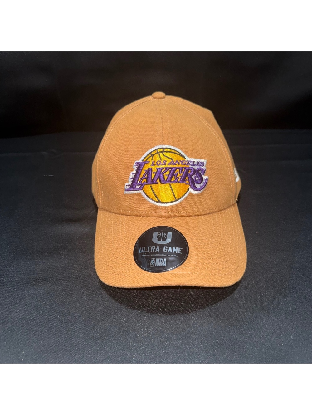 Ultra Game NBA Los Angeles Lakers Brown Baseball Cap